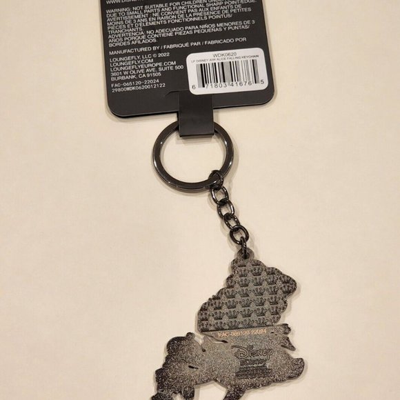 Loungefly Disney Alice in Wonderland Alice Falling Keychain NEW - Picture 5 of 11